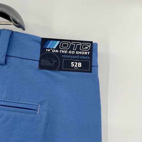 Vineyard Vines Men's On-the-Go 10" Shorts sz 52B 52 Big Chino Twill Newport Blue - Picture 7 of 9