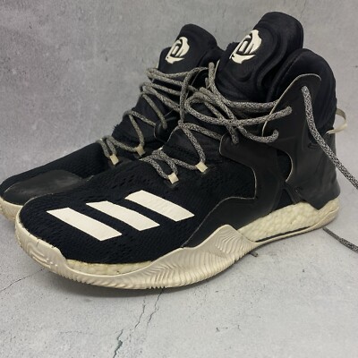 Derrick D Rose Adidas Black White B72905 Basketball Sneakers