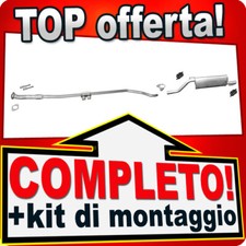 Scarico Completo per ALFA ROMEO MITO 1.4 78 PS dal 03.2011 Marmitta