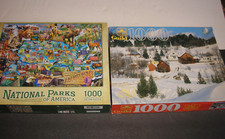 Vintage Jigsaw Puzzles 2 Guild and MasterPieces 1000 pc.