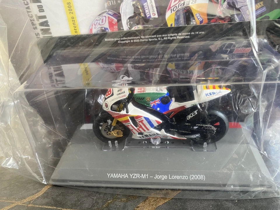 ALTAYA MOTO GP 1/18 YAMAHA YZR M1 JORGE LORENZO 2008 - Photo 1/1
