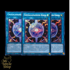 YuGiOh - Grosalamander-Kreis - Playset RA03-DE066 Secret Rare 1. Aufl. DE & NM