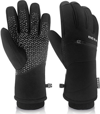 BEEK wasserdichte Winterhandschuhe, Touchscreen warme Handschuhe, rutschfest kaltes Wetter 