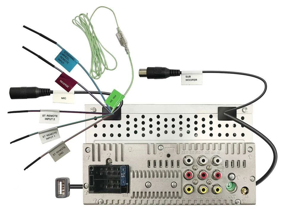JVC USB Bluetooth Lenkrad DAB 2DIN Autoradio für Mercedes A- B-Klasse W169 T245 - Bild 4 von 4