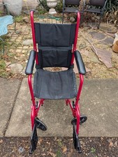 Drive Medical Lightweight Folding Transport Wheelchair, Used Pickup Only 77077