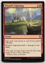 Wizard's Lightning - Dominaria #152 Uncommon