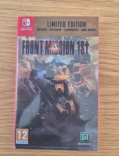 NINTENDO SWITCH FRONT MISSION 1ST LIMITED EDITION GAME PEGI 12  (LIKE NEW) 2022
