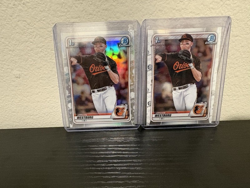 Jordan Westburg 2020 Bowman Draft 1st Lot Baltimore Orioles BD-111 RC
