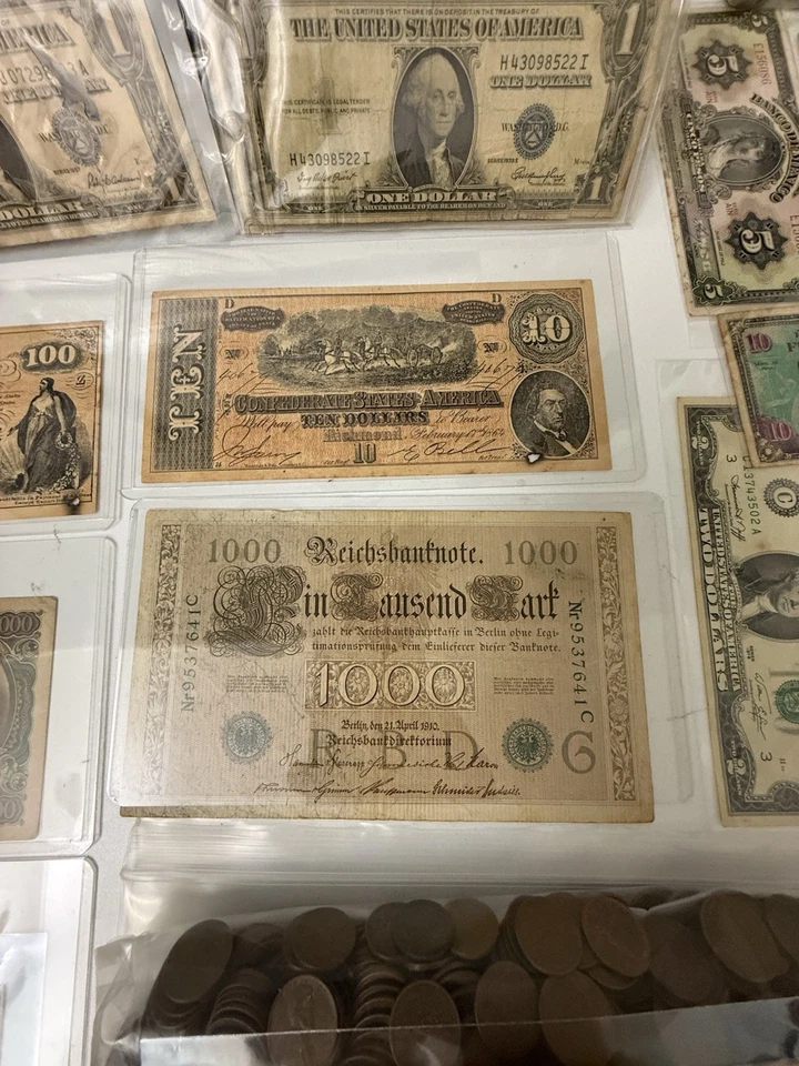 Lote de moeda antiga para tudo o que você vê na foto - Imagem 3 de 4