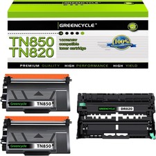 2PK TN850 Toner  1PK DR820 Drum unit Set Fit for Brother HL-L6200DW MFC-L5800DW