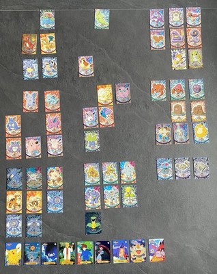 Pokémon Topps Karten - 1999 - TV Animation Edition - 62/89 Set - EX/GD - Serie1