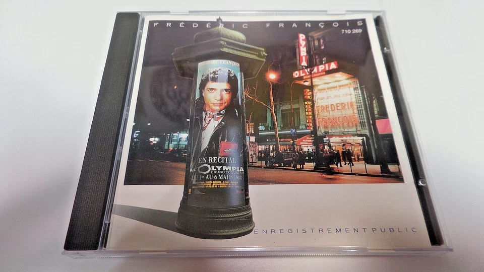 CD FREDERIC FRANCOIS ENREGISTREMENT PUBLIC / CD 19 TITRES EtRge - Photo 1/2