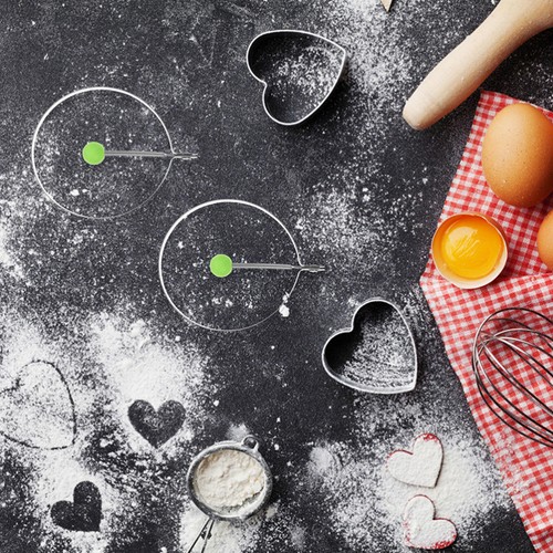 15 Pcs Egg Shaped Mold Ring Fried Eggs Rings Stainless Steel Breakfast - Bild 12 von 12