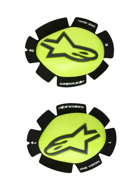 Alpinestars 6400226-551 GP PLUS Knee Slider Spare Parts - yellow fluo/black