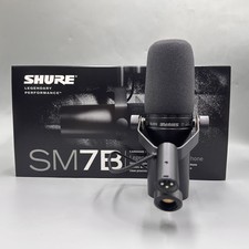 SM7B Black Cardioid Dynamic Vocal Microphone for Broadcasting Sealed NEW