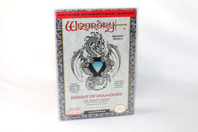 Wizardry: Knight of Diamonds NES Nintendo Complete CIB! GREAT Condition! RARE!