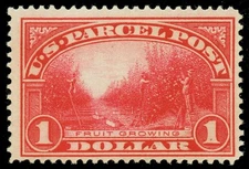 [st7263] USA 1913 Parcel Post Scott#Q12 MNH One Dollar cv:$600