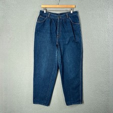 Vintage 80s GITANO High Rise Mom Jeans 32x29 Tapered Leg 100 Cotton Made Brazil