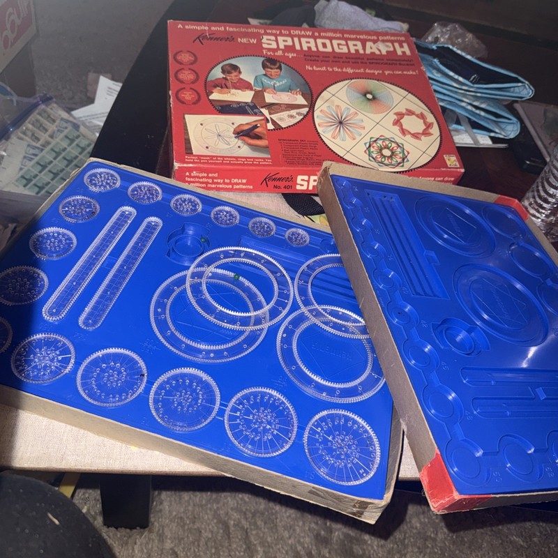 Replacement Parts for Kenners  Spirograph Drawing Set Vtg 1967 Design Toy