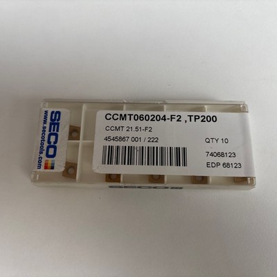 Wendeschneidplatten SECO CCMT060204-F2 TP200 (10 Stück)