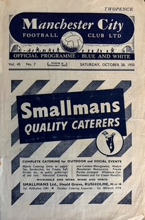Manchester City v Hull City Div 2 1950/51