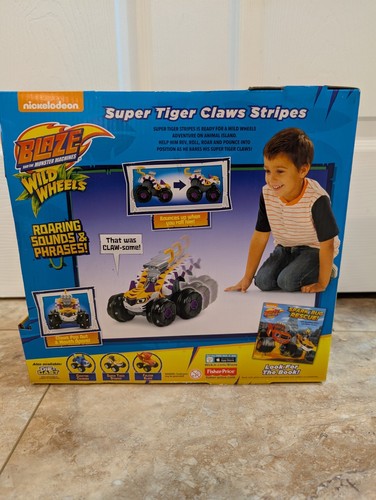 Blaze and the Monster Machines Super Tiger Claws Stripes Monster Truck - Picture 3 of 6
