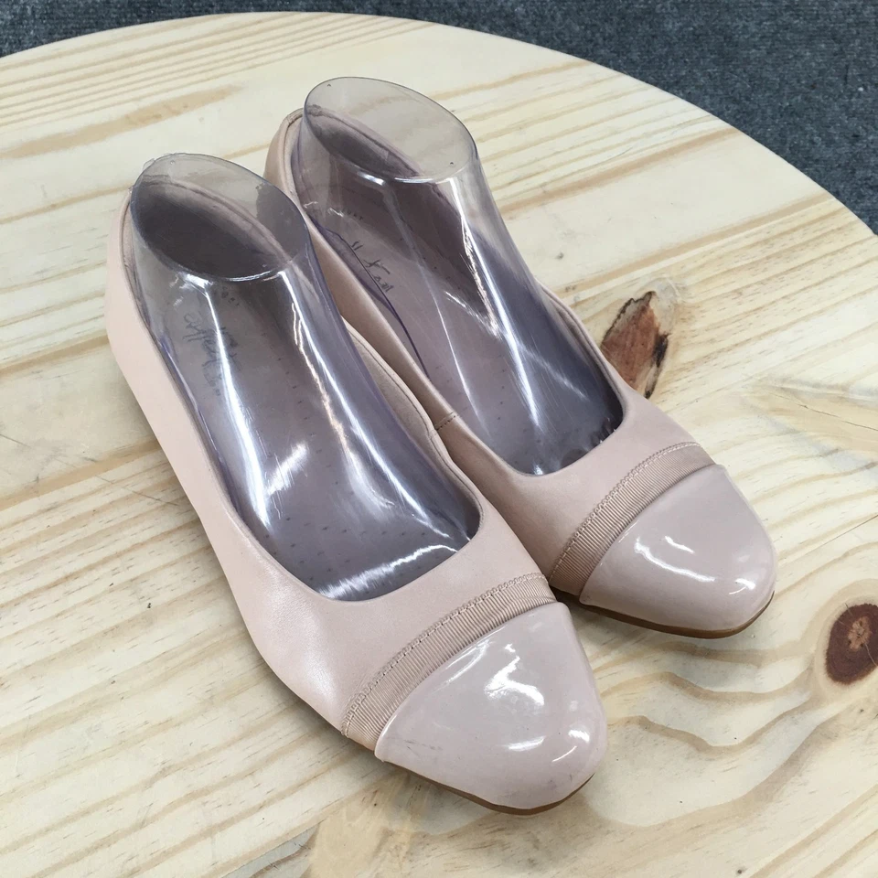 Clarks Collection Zapatos Mujer 8W Ballet Pisos Cómodos Rosa Charol Foto 3 de 4