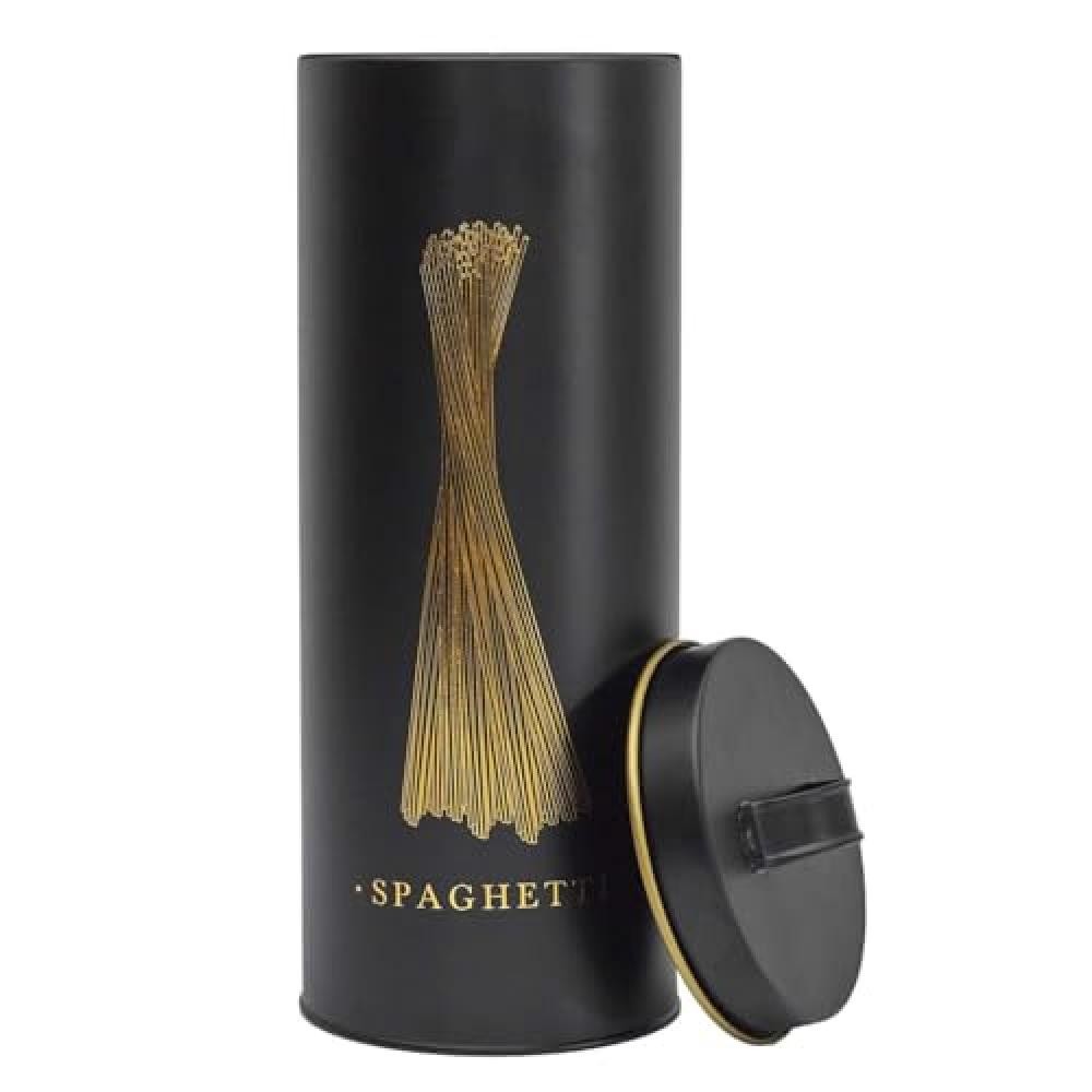 Scatola porta Spaghetti Metallo COOK CONCEPT BT6814 1.5L Oro Nero