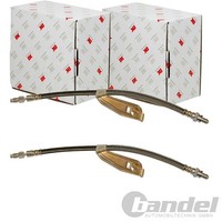 2X NK BremsschlÄUche Vorne Links+Rechts Passend FüR Ford Courier Fiesta Puma
