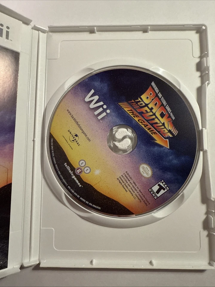Back to the Future The Game  (Nintendo Wii) CIB Complete - Game / Case / Manual - Image 3 of 4