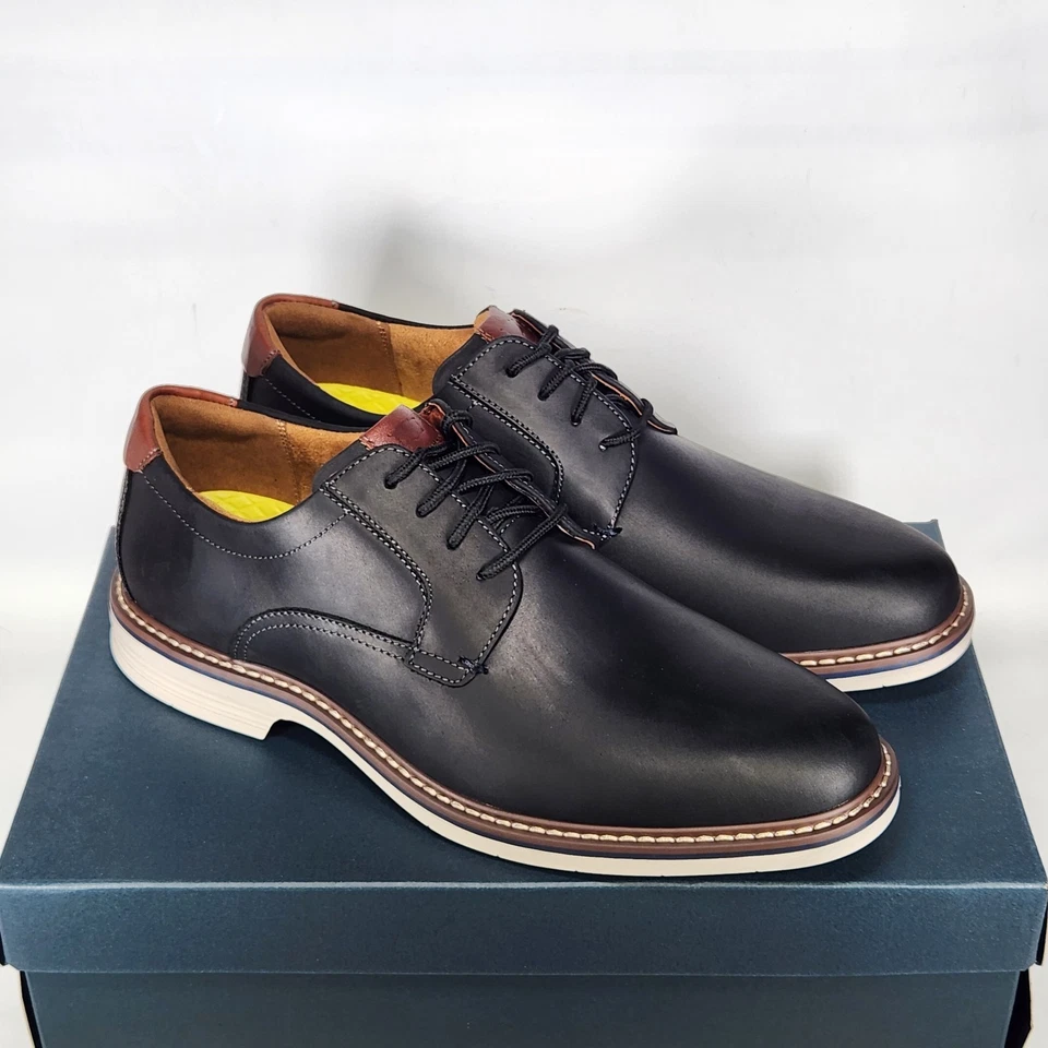 Оксфорд с плоским носком Florsheim Norwalk размер 10 - черный /угольный - Изображение 2 из 4