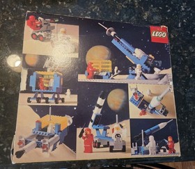 Lego 483 Alpha-1 Rocket Base Classic Space w/Box & Instructions INCOMPLETE