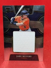 2022 Panini Select Jake Meyers #RJS-ME Jumbo Jersey Rookie Card, Houston. rookie card picture