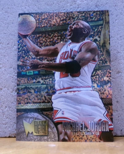 New ListingBASKETBALL CARD FANTASTIC IMAGE MICHAEL JORDAN BULLS FLEER METAL EDITION