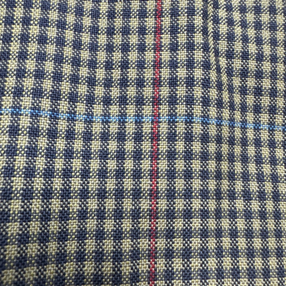 Blazer Orvis Talla 48R Verde Azul Rojo Chaqueta de Lana a Cuadros Abrigo Deportivo Hecho en Inglaterra Foto 4 de 4