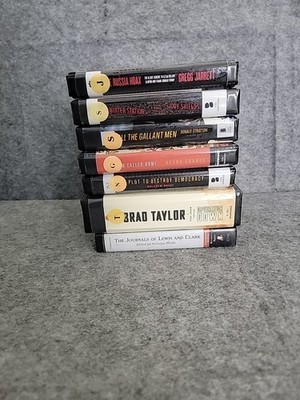 Lot of 9 Audio Book CD NONFICTION: Various topics and authors Ex Library