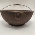 Wagner Ware Sidney Arc Straight Low Logo No. 5 Cast Iron Scotch Bowl c 1920