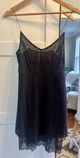 NEW Intimately Free People Black Lace Slip Dress Size Small