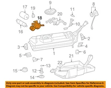 CHRYSLER OEM 04-08 Crossfire Fuel System Components-Mount Bracket 5096758AA