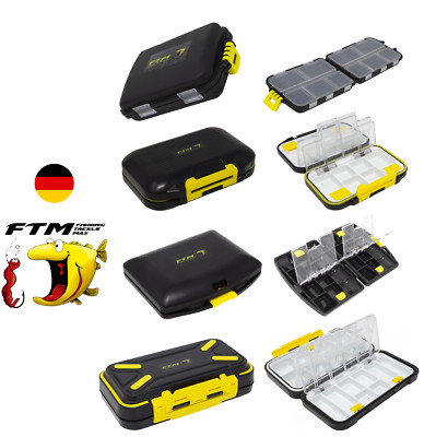 FTM Safty Case Kleinteilebox S-XL Größen Anglerbox Zubehör Aufbewahrungsbox