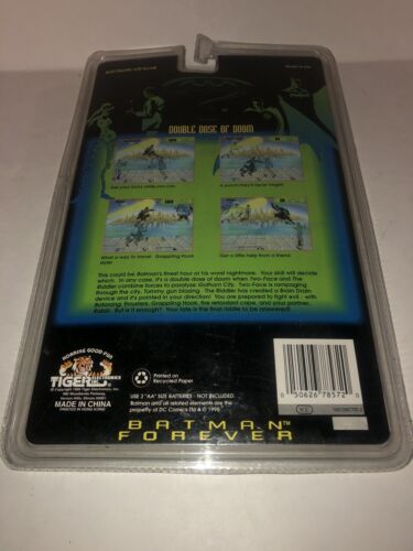 Videojuego portátil Batman Forever 1995 nuevo de lote antiguo Tiger - doble dosis de Doom de colección - Imagen 2 de 10