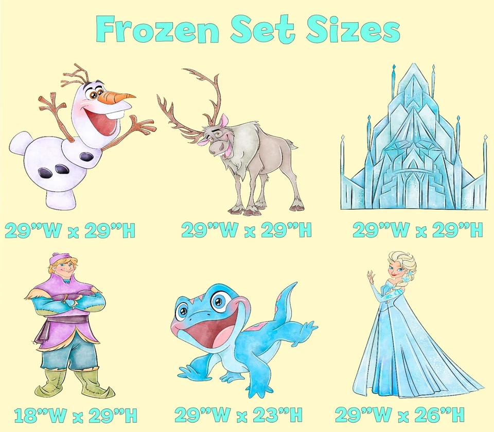 Recortes congelados, accesorios Elsa, decoración de cumpleaños, baby shower, decoración de fiesta Foto 2 de 4