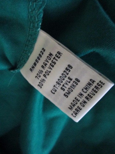 NUEVO CON ETIQUETAS STUDIO M Talla M Verde Blanco Estampado Túnica Top Blusa Tejida ¡Precioso Estampado! - Imagen 9 de 9