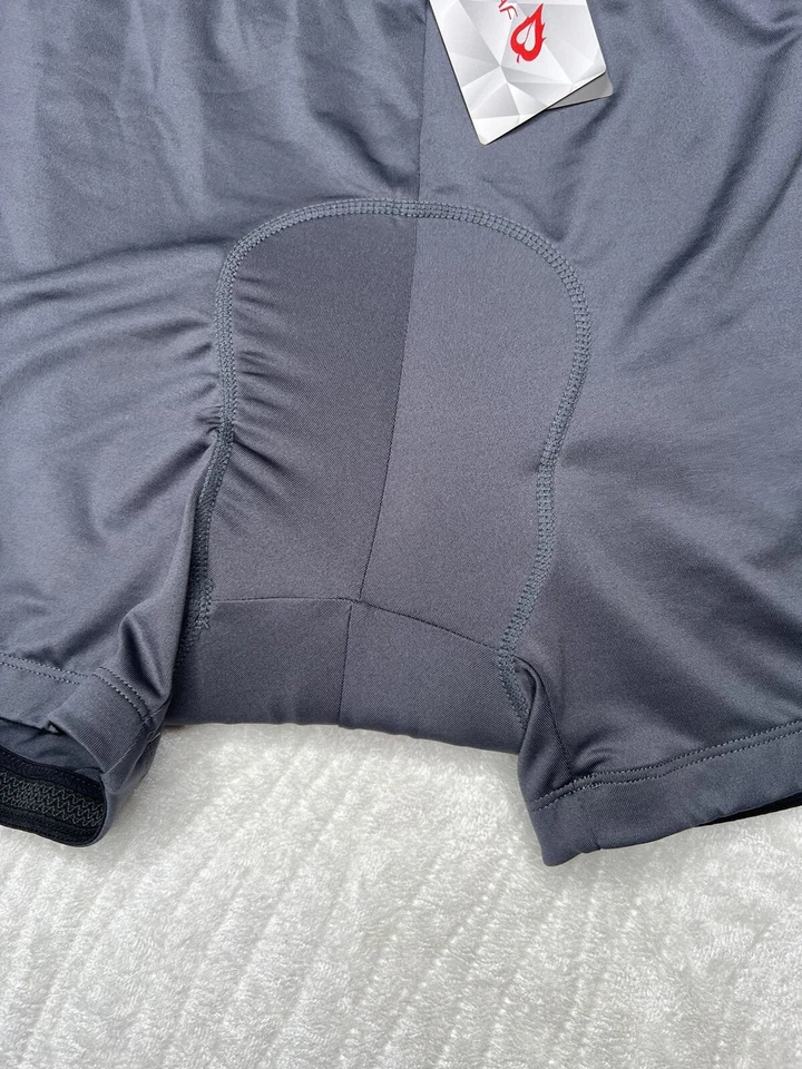 NUEVO CON ETIQUETAS BALEAF Hombres Acolchados Ciclismo Pantalones Cortos Talla L Gris Motociclista MTB Ropa Interior C Foto 3 de 4