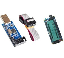 AVR ATMEGA16 Minimum System Board ATmega32 + USB ISP USBasp Programmer UK