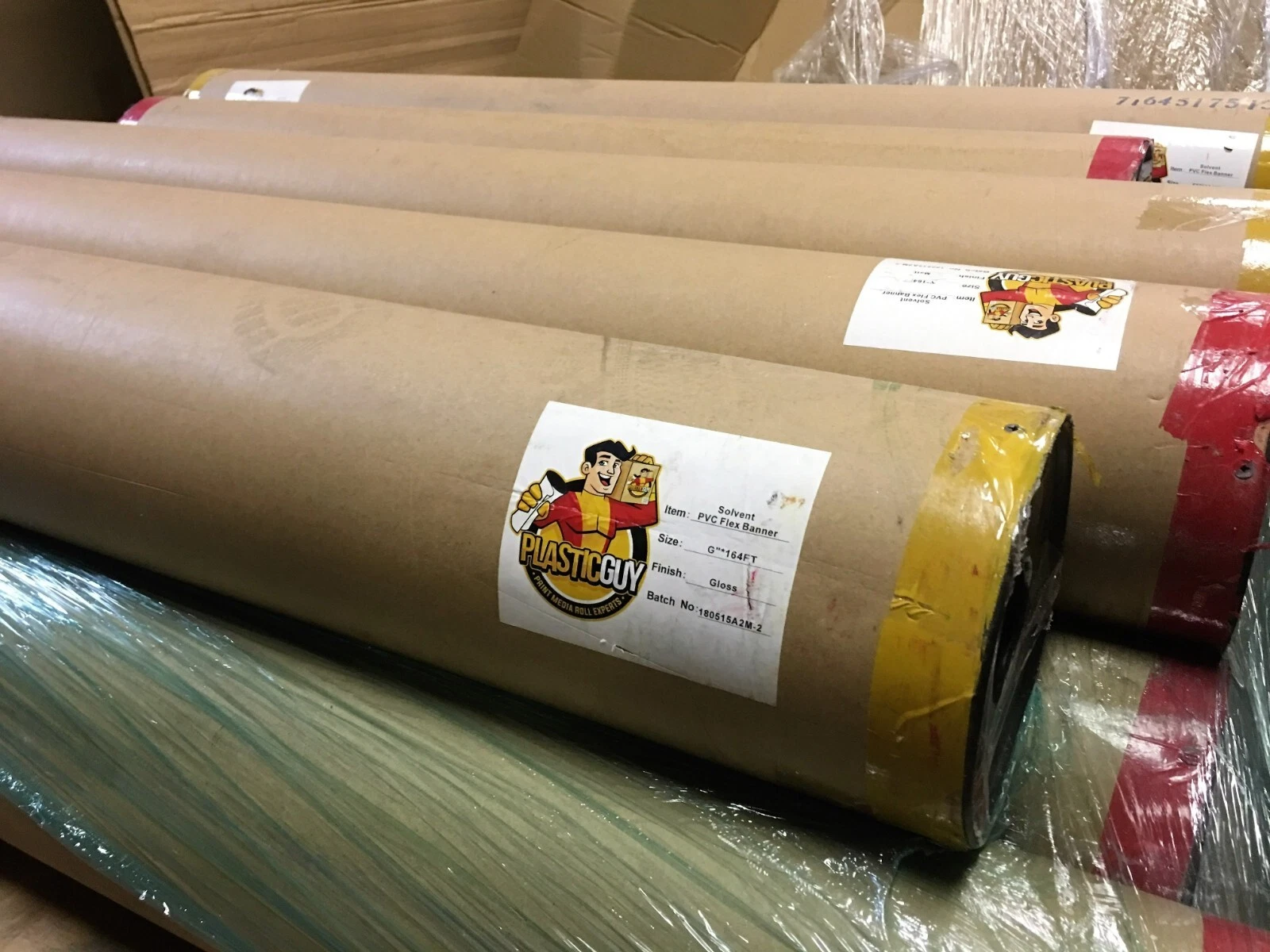 13oz Gloss Scrim Banner PVC Vinyl 25" in x 150' feet image 14