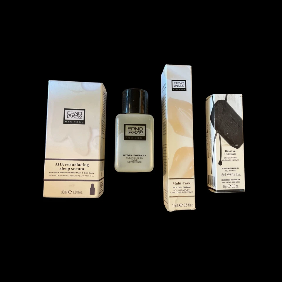 Erno Laszlo Exfoliate & Detox Cleansing Oil Multi-Task Eye Gel Cream New Lot - Image 2 of 4