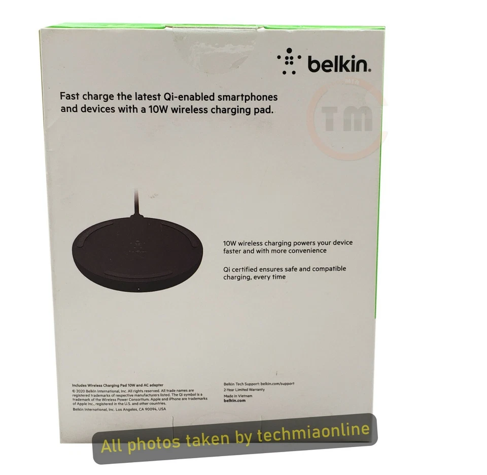 Belkin BOOST CHARGE Wireless Charging Pad 10w Fast (F5Z093) ™ - Image 2 of 4