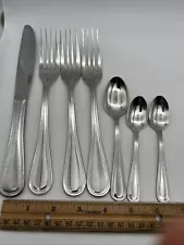 Eternum Forks Spoons & Butter Knife Lot 18/10 Stainless Steel 7 Piece