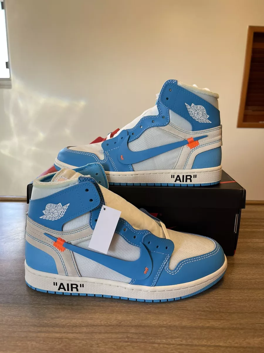 Size Jordan 1 Retro High OG x OFF WHITE UNC Brand New